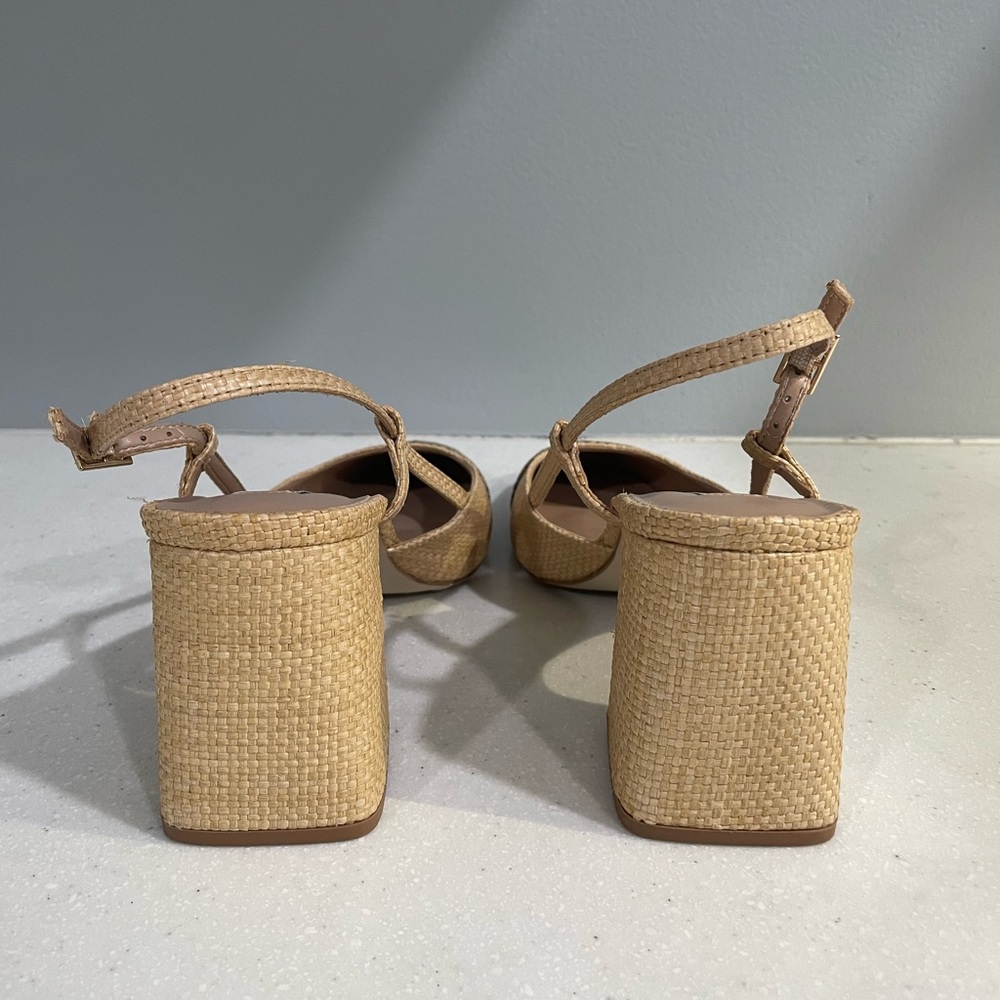 Steve Madden Women's Becka Cap-Toe Slingback Pumps - Picture 4 of 7